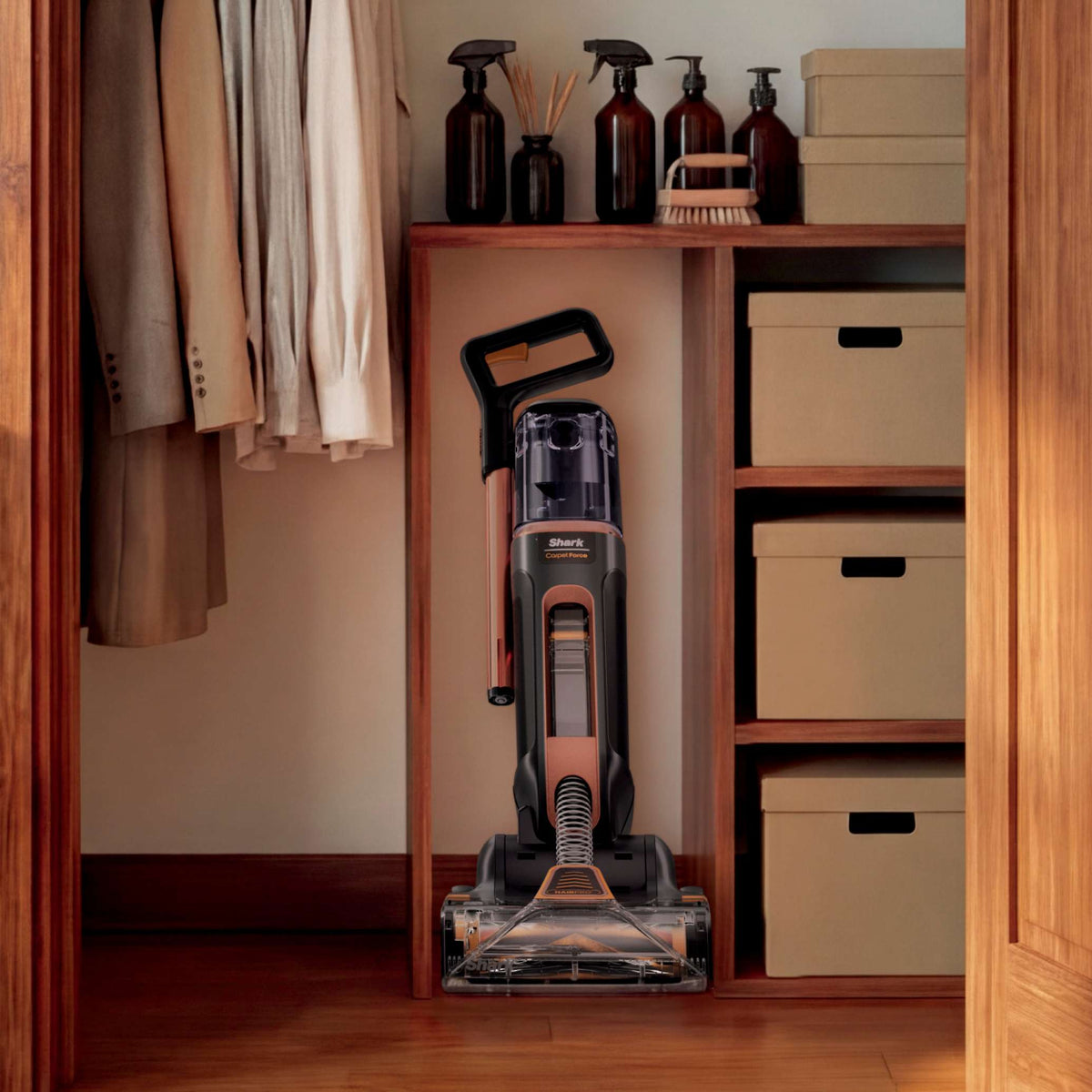 Shark CarpetForce™ HairPro Upright Carpet Cleaner in Copper